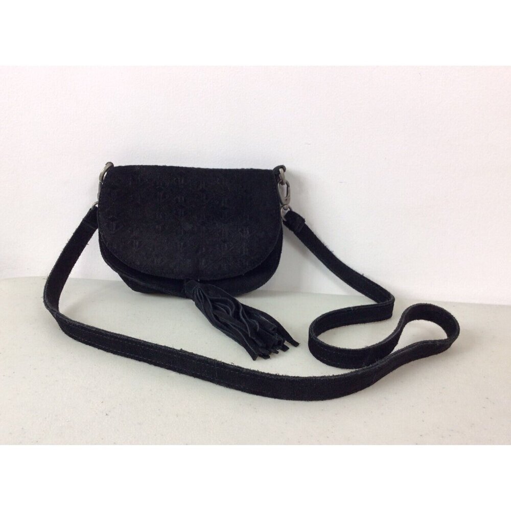 Urban Outfitters Suede Western Mini Bag Crossbody Cowboy Fringe Purse